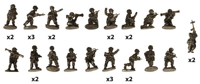 WWIII: Team Yankee NATO French Infantry Platoon