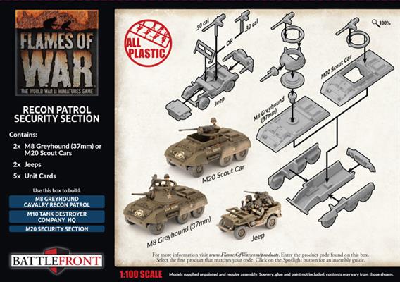 Flames of War American Recon Patrol  Security Section