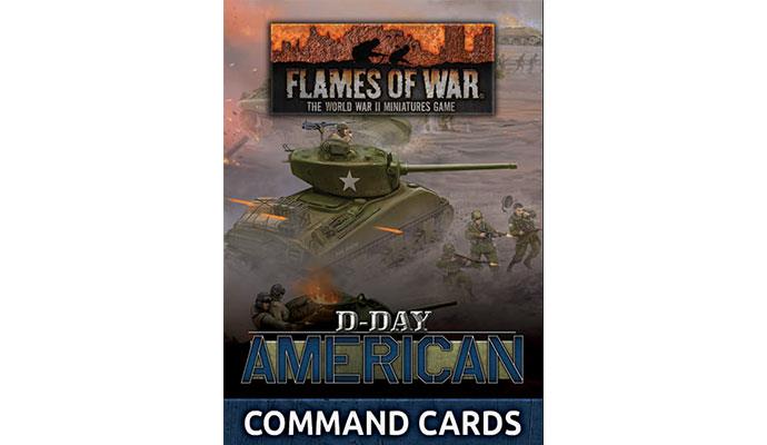 Flames of War D-Day American Command Cards