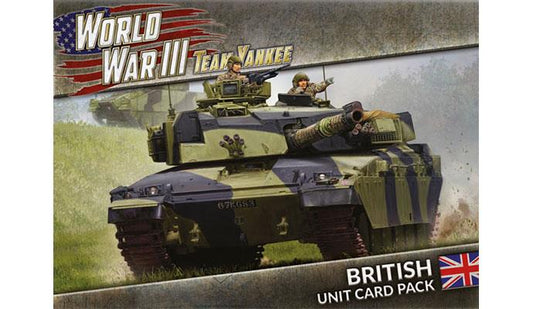 Team Yankee World War III: British Unit Card Pack
