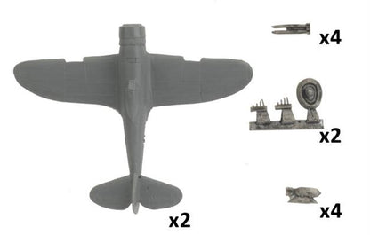 Flames of War American P-47 Thunderbolt Fighter Flight