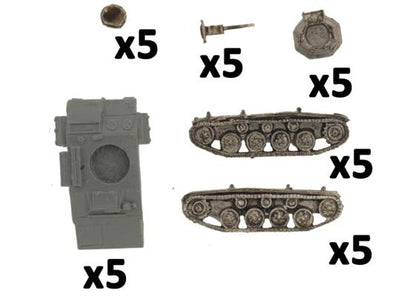 Enemy at the Gates T-60 Tank Company (x5)