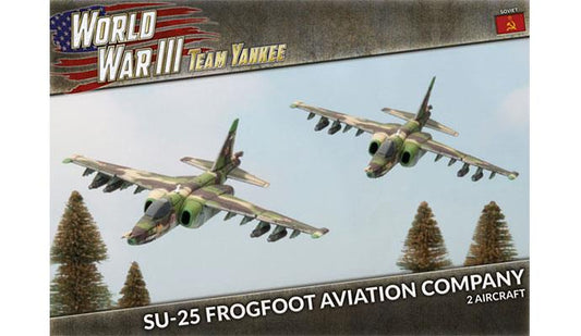 WWIII: Team Yankee Soviet SU-25 Frogfoot Aviation Company