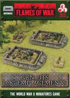 Gun Pit Markers - Log Emplacements