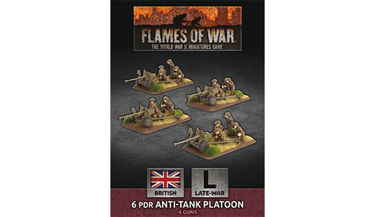 Flames of War British Anti-Tank Platoon 6pdr British