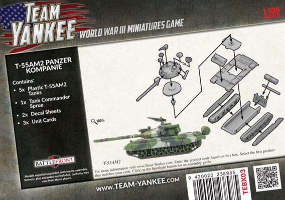WWIII: Team Yankee East German Volksarmee T-55AM2 Panzer Kompanie