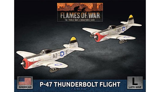Flames of War American P-47 Thunderbolt Fighter Flight