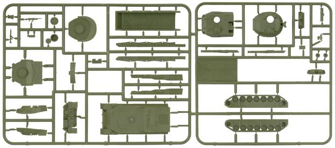 WWIII: Team Yankee NATO Leopard 1 Tank Platoon (x5 Plastic)