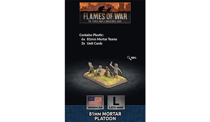 Flames of War American 81mm Mortar Platoon