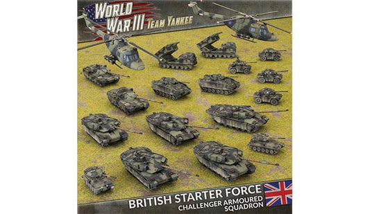 British Starter Force Challenger Armoured Squadron Team Yankee