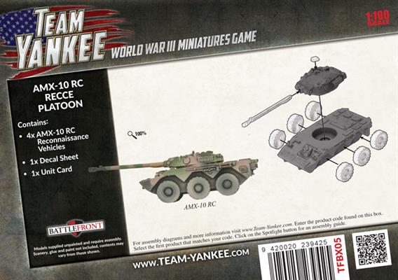 WWIII: Team Yankee NATO AMX-10 RC Recce Platoon