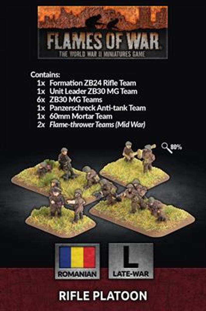 Flames of War Romanian Rifle Platoon