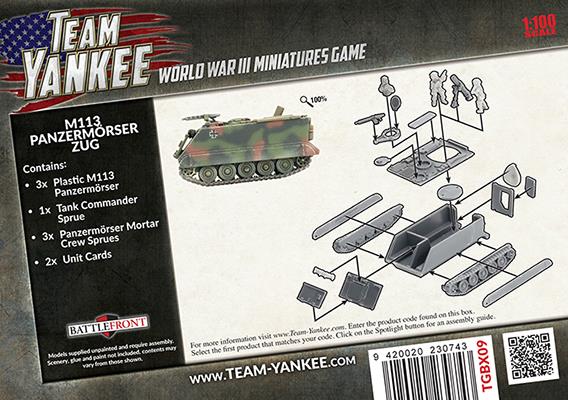 WWIII: Team Yankee West German M113 Panzermorser Zug