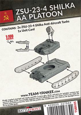 WWIII: Team Yankee Soviet ZSU 23-4 Shilka
