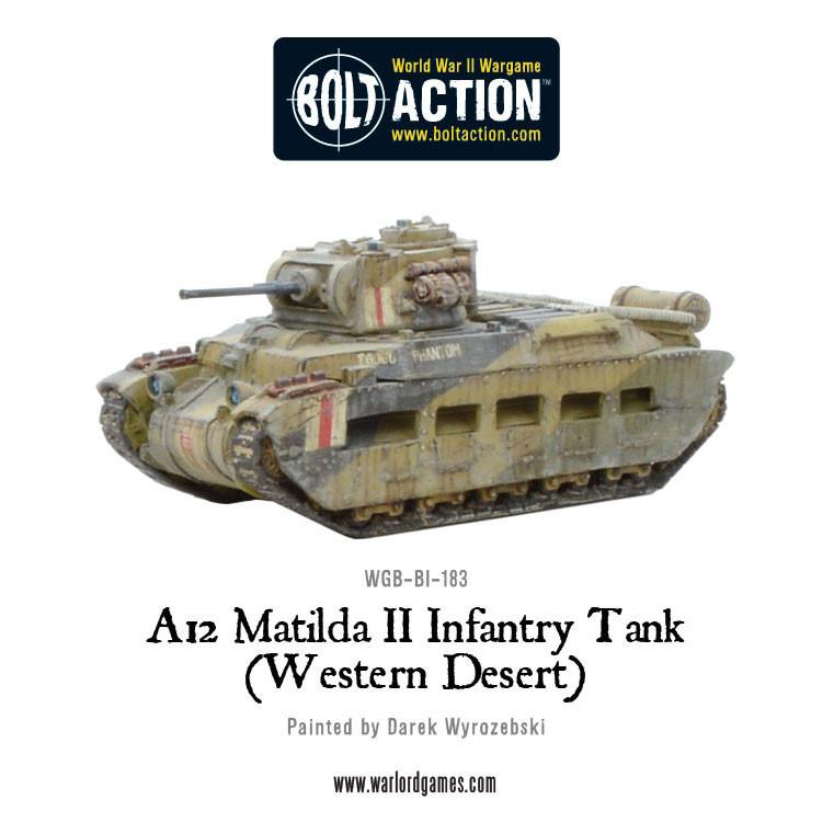 Bolt Action British A12 Matilda II (Western Desert)