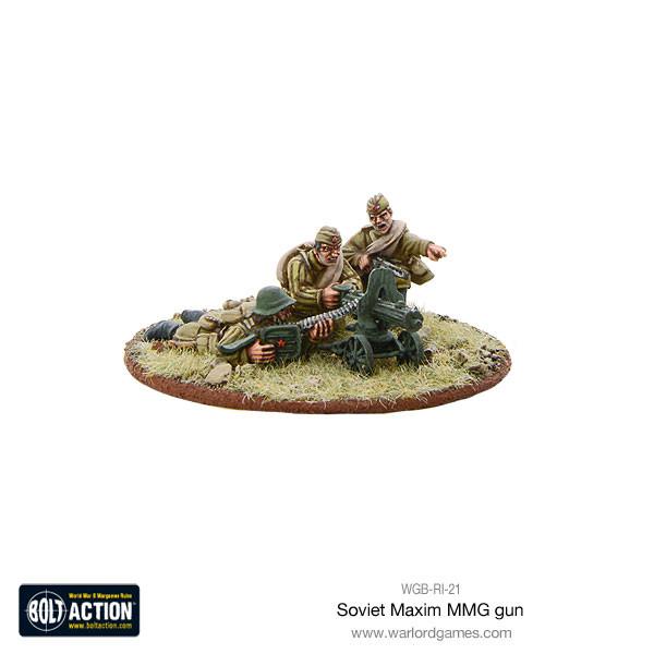 Bolt Action Soviet Maxim MMG Team