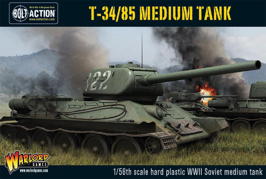 T34/85 Medium Tank (Plastic)
