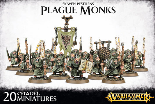 Chaos Skaven Pestilens Plague Monks