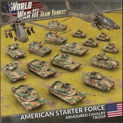 WWIII: Team Yankee American Armoured Cavalry Troop Starter Force