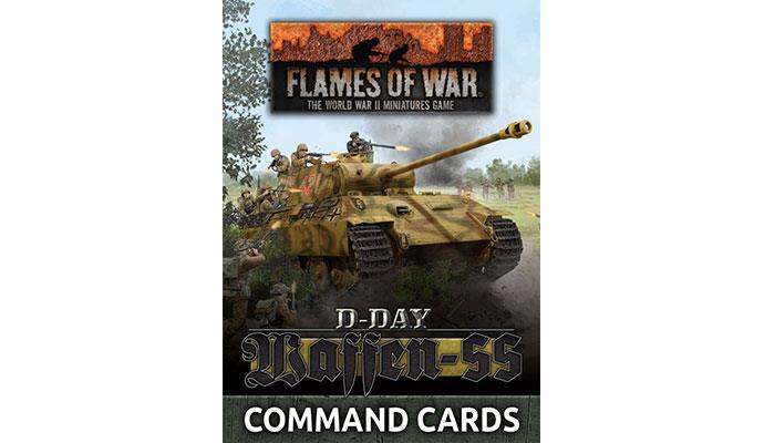 D-Day Waffen SS Command Cards Flames of War
