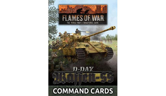 Flames of War D-Day Waffen SS Command Cards