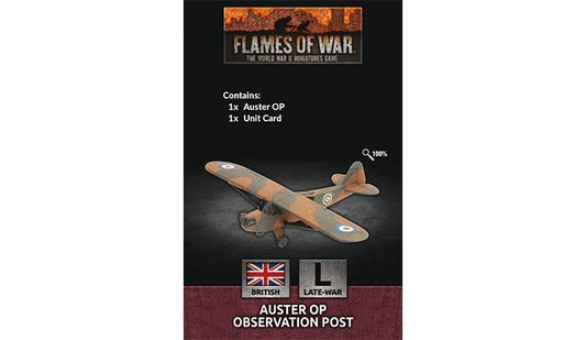 Flames of War British Auster Observation Post British