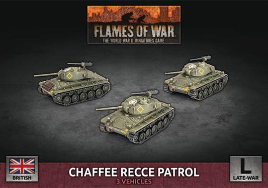 Flames of War British Chaffee Recce Patrol (Plastic)