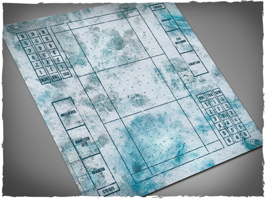 Deep Cuts Game Mat - Frostgrave Blood Bowl 7s Pitch