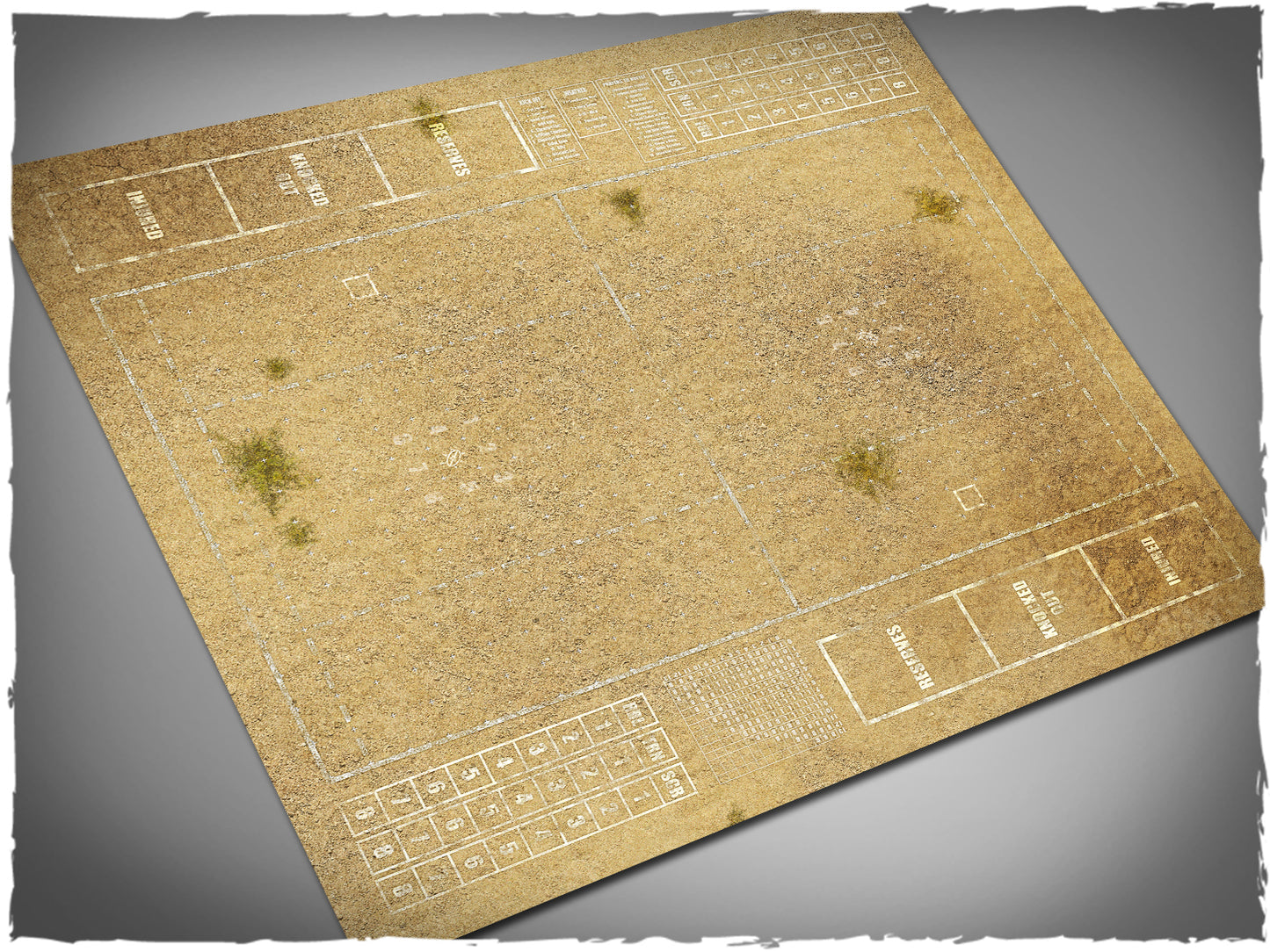 Deep Cuts Game Mat - Wild West Blood Bowl Pitch