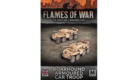 Flames of War British Boarhound Armoured Car Troop