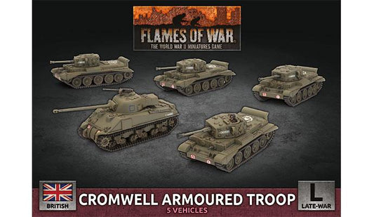 Flames of War British Cromwell Armoured Troop (plastic)