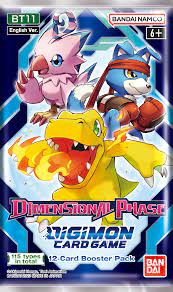 BT11 Digimon Dimensional Phase Booster Pack