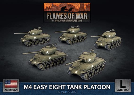 Flames of War AmericanM4 Easy Eight (76mm) (x5 Plastic)