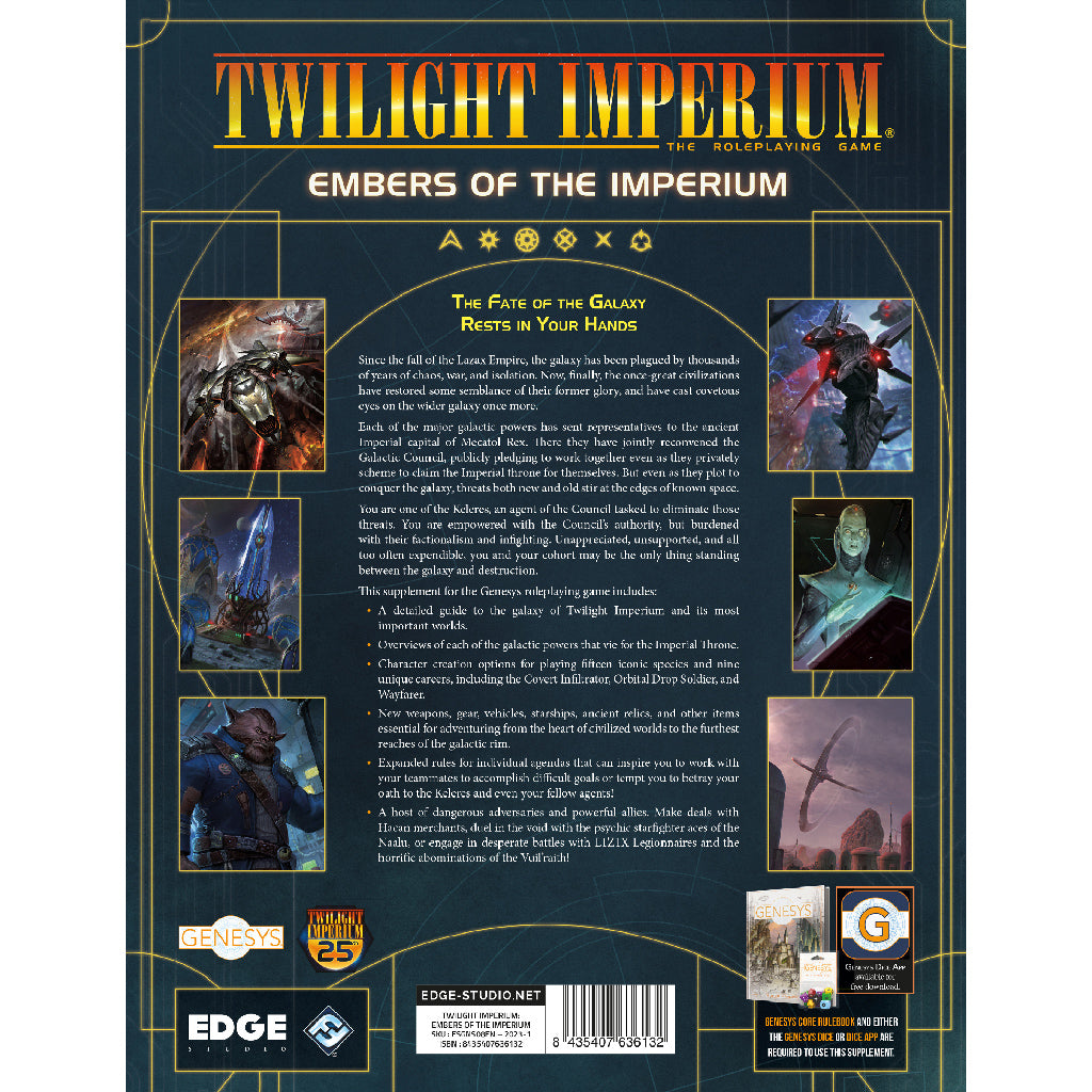 Genesys RPG: Embers of the Imperium