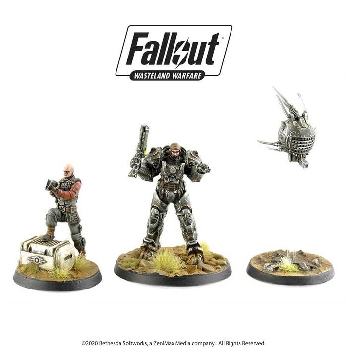 Fallout Brotherhood of Steel Knight-Captain Cade and Paladin Danse