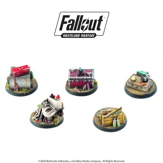 Fallout Wasteland Warfare Terrain Expansion: Objective Markers 1