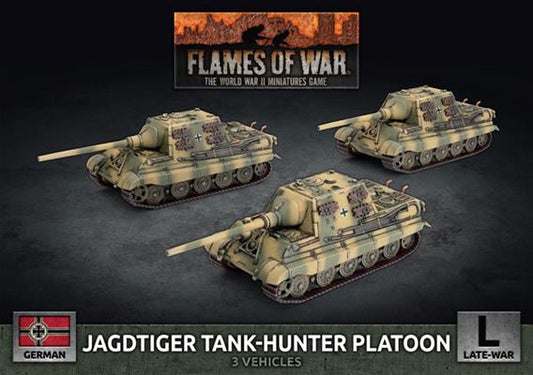 German Flames of War Jagdtiger Tank-Hunter Platoon