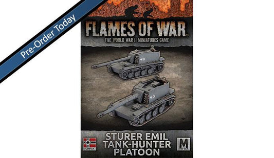 German Flames of War Sturer Emil Tank-hunter Platoon