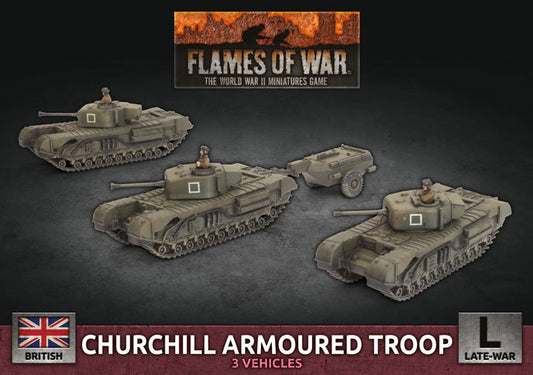 Flames of War British Churchill Armored Troop