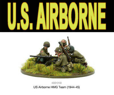 Bolt Action US Army Airborne HMG team (1944-45)