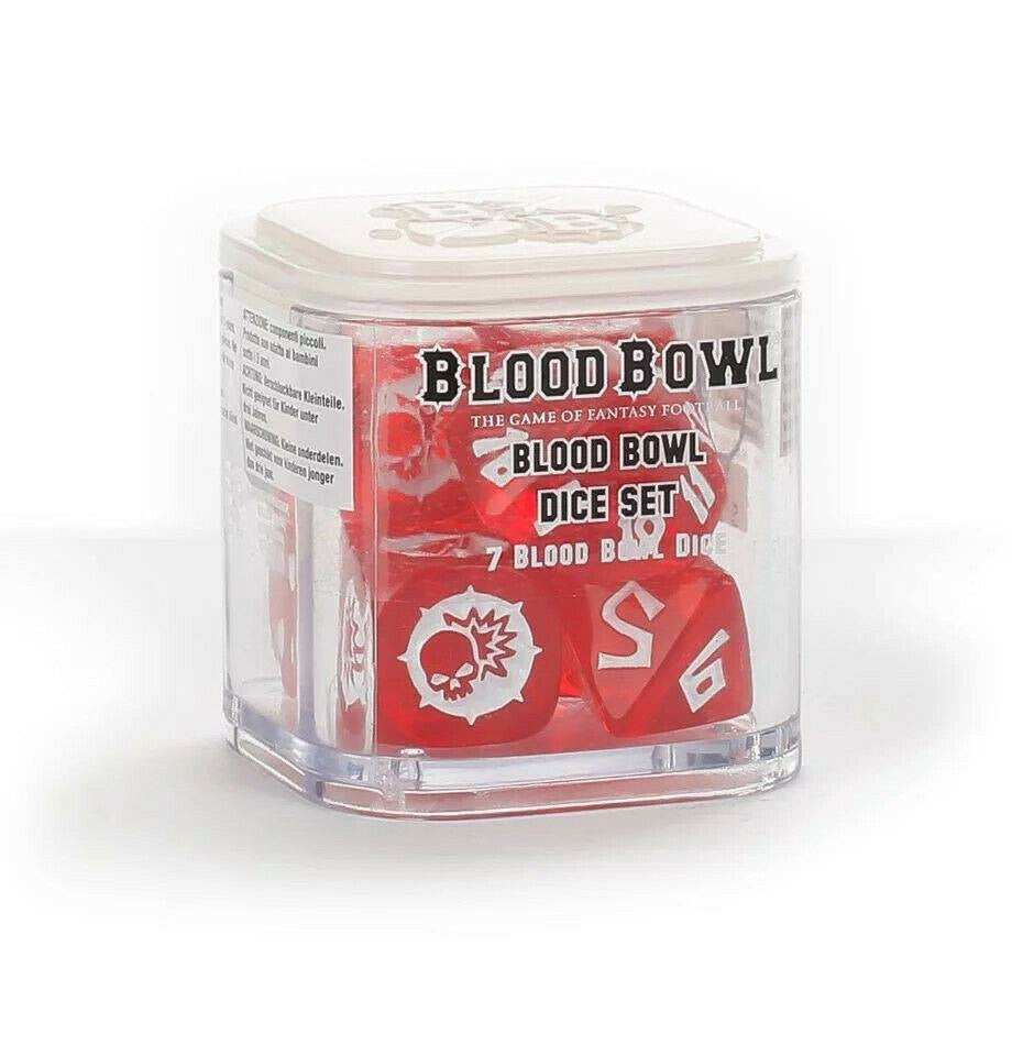Blood Bowl: Generic Red Team Dice Set