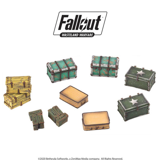 Fallout Wasteland Warfare - Terrain Expansion: Cases and Crates