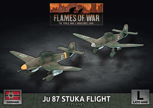German Flames of War Ju 87 Stuka Flight (x2 Plastic)