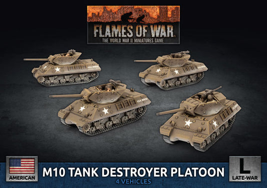 Flames of War American M10 Tank Destroyer Platoon American