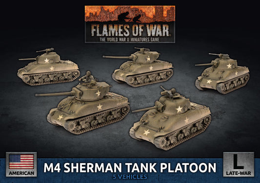Flames of War American M4 Sherman Platoon American