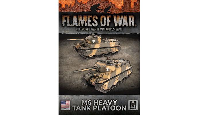 Flames of War American M6 Heavy Tank Platoon