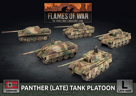German Flames of War Late Panther/Jagdpanther Platoon