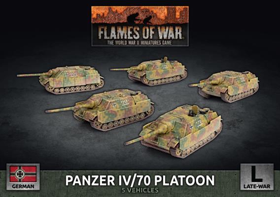 German Flames of War Panzer IV/70 Platoon