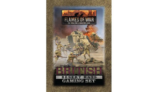 Flames of War British Desert Rats Gaming Set