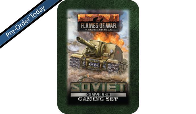 Flames of War Soviet Guards Gaming Set